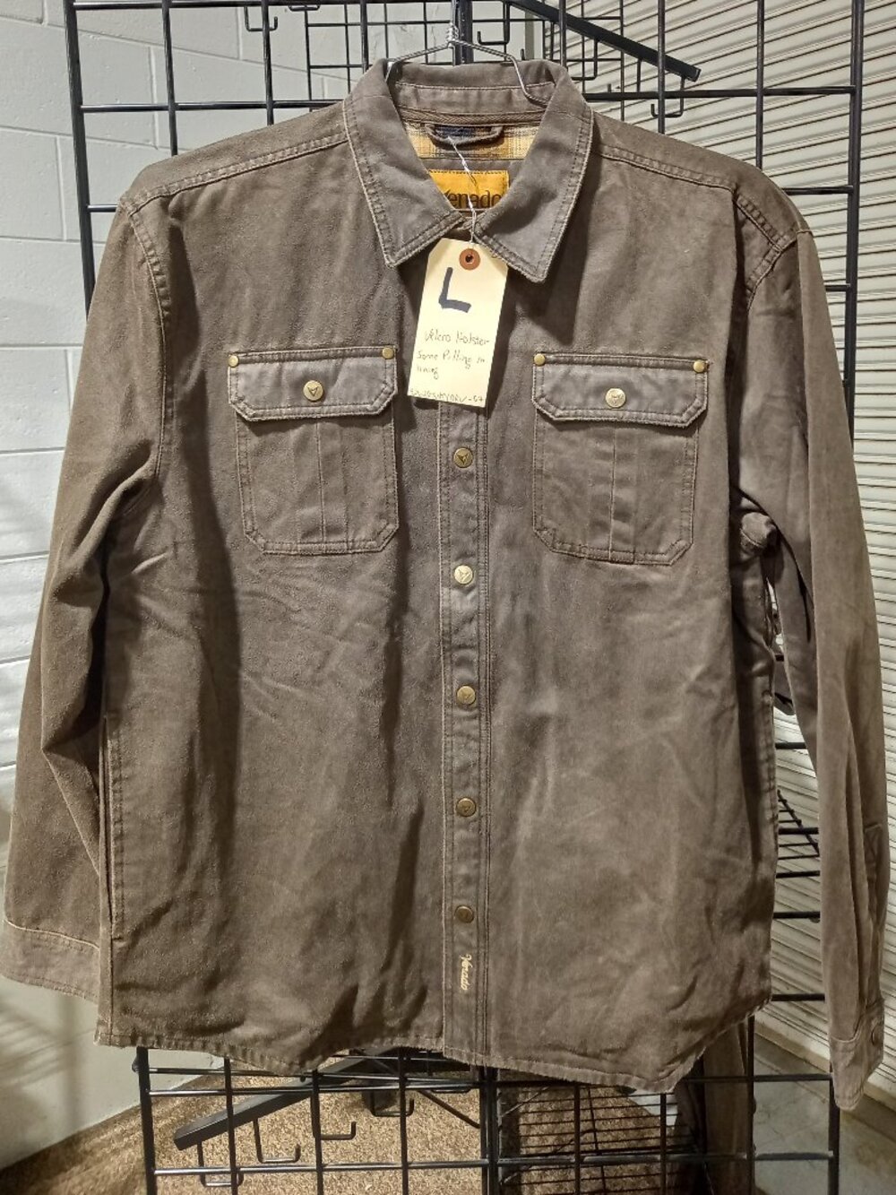 Bountyman Concealed Carry Shirt Jacket - Brown | Large - Picture 2 of 9